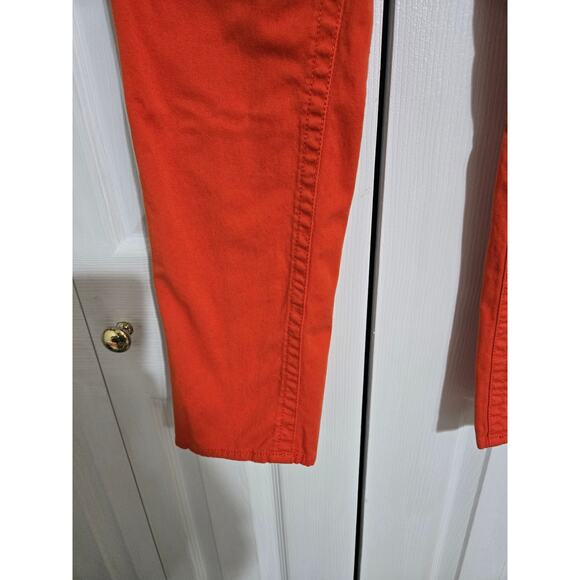 Maurices size 9/10 women's orange jeggings - Picture 3 of 9